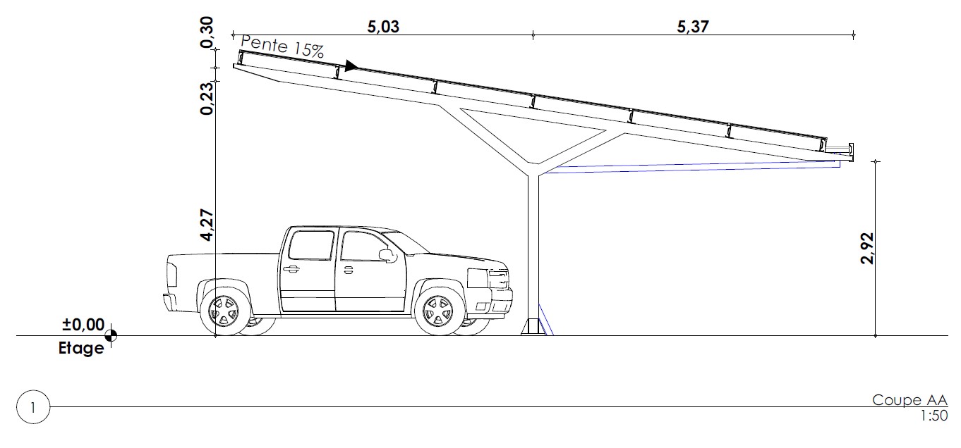 TIANFON Solar Carport Kits: Customizable and Easy to Install