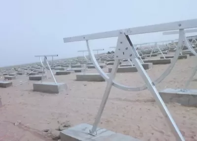 Ground adjustable solar mounting system