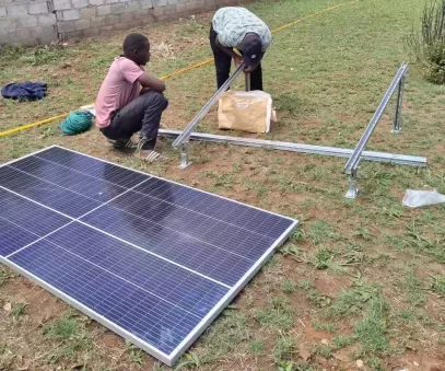 Solar Water Pump System in a Mine Construction Site, Democratic Republic of the Congo